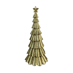 Gold Christmas Tree Ornament 30cm