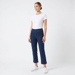 model wearing the Women's Stretch Denim Cropped Trousers