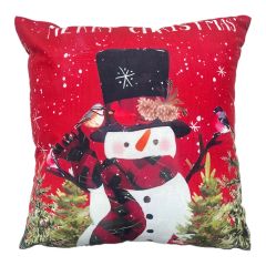 Showing the Christmas Tree Printed Cushion Cover