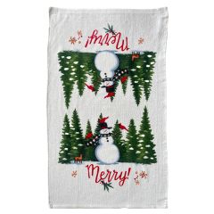 Merry Friends Christmas Tea Towel