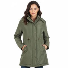 model wearing the Women’s Olive Jacket