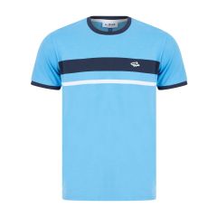 Shark Stripe Men's T-Shirt Azure Blue at Guineys Ireland