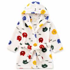 Kids Dressign Gown Happy Bear