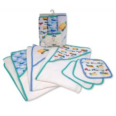 Baby 6 Piece Bath Set Trucks