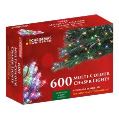 600 LED multi-coloured chaser lights 41.93m indoor outdoor use