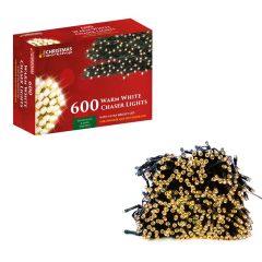 600 LED warm white chaser lights for indoor and outdoor decoration