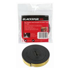 Blackspur 5 Metre Rubber Seal Draught Excluder Tape - P Type