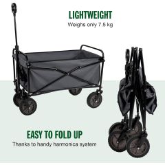 Showing the Foldable Camp Trolley 