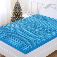 7 Zone Memory Foam Mattress Topper - 4cm