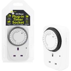 Benross 24 Hour Plug-In Timer Socket – White