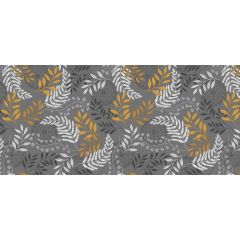 Leaf Charcoal Oil Cloth 8266-2 Price by the metre