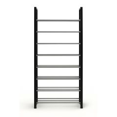 8 tier metal shoe rack adjustable 49.5x19x134.5 cm
