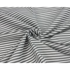 Stripes Polycotton Grey Fabric 9086 – Price by the Metre