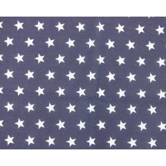 Stars Polycotton Navy Fabric 9087 – Price by the Metre