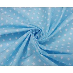 Stars Polycotton Sky Fabric 9087 – Price by the Metre