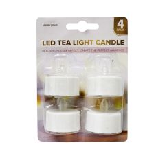 4 Pack Candle LED Tealight Flickering 