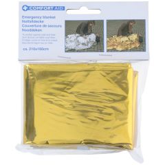 Comfort Aid Emergency Thermal Blanket – 210 x 160cm – Gold & Silver