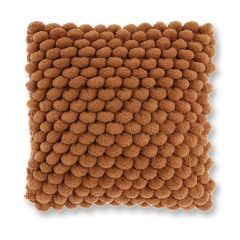 Alina moss green textured decorative cushion 45x45cm with geometric pattern