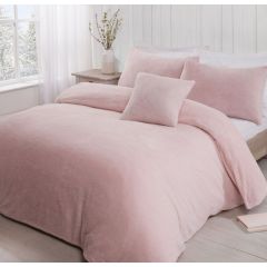 Teddy Fleece Fitted Sheet Pink at Guineys Ireland