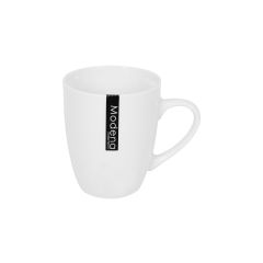 Coupe Design White Porcelain Mug 10oz at Guineys