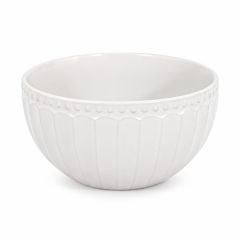White Fluted Bowl 14cm
