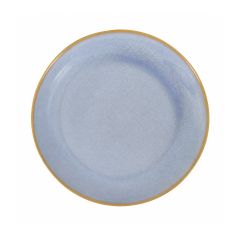Stoneware Side Plate Green Reactive Glaze 20cm