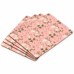 Rectangle Placemat Pack of 4 Pink Daisy