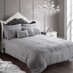 Duvet Set Amara Crinkle Silver at Guineys Ireland
