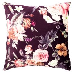 Tiseco Ambiance Floral Pomegranate Filled Cushion 45x45cm