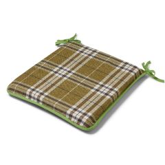 Hugo Check Seat Pad Green