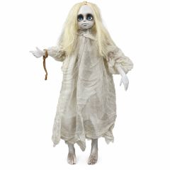 Creepy Hanging Doll White