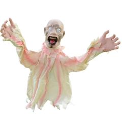 Animated Zombie Decoration White