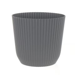 Anthracite Ridged Edged Garden Planter 30cm