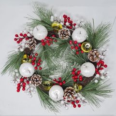 Apple & Berry Christmas  Wreath