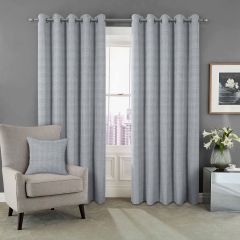 Showing the Arlo Sterling Lined Eyelet Curtains