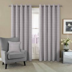 Showing the Arlo Taupe Lined Eyelet Curtains