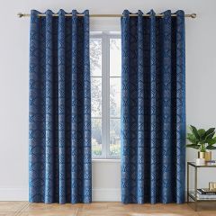 Art Deco Pearl Eyelet Curtains by Catherine Lansfield at Guineys Ireland