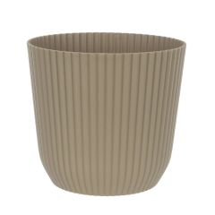 Artichoke green ridged edge garden planter 25cm made from recycled plastic