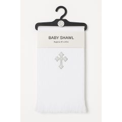 White Christening Shawl at Guineys Ireland