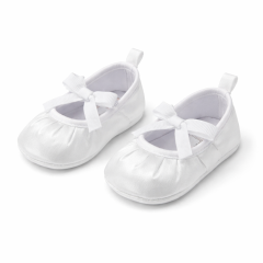 Showing the Baby Girls Christening Shoes