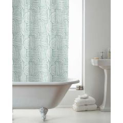 Shower Curtain Boho Waves 180x180cm