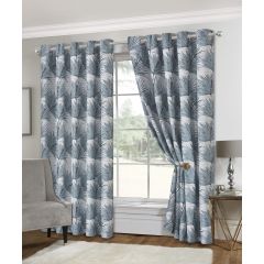 Bari Tropical Readymade Eyelet Curtains Natural at Guineys Ireland