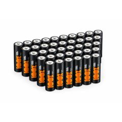100% Peak Power AAA batteries 40 pack