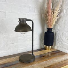 Battery Operated Table Lamp Brass Effect at Guineys Ireland