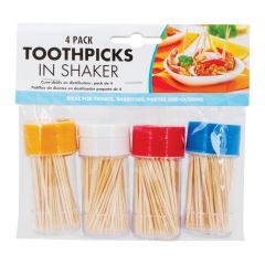 Toothpicks in Shaker 4 Packs 