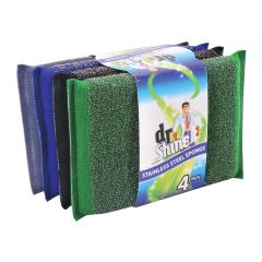 Dr. Shine Sponge Scourer 4 Pack