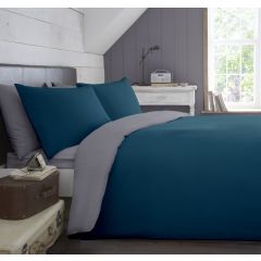 Reversible Teal Complete Bed in a Bag Duvet Cover Set