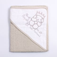 Royalty Hooded Towel Beige - Online Offer Only