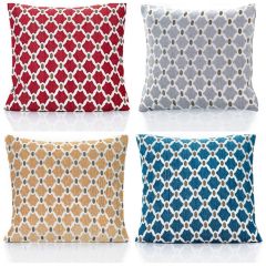 Berkeley Geometric Chenille Cushion Cover by Alan Symonds - Online Offer Only