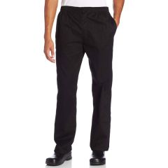 Black Chef Trousers - Front